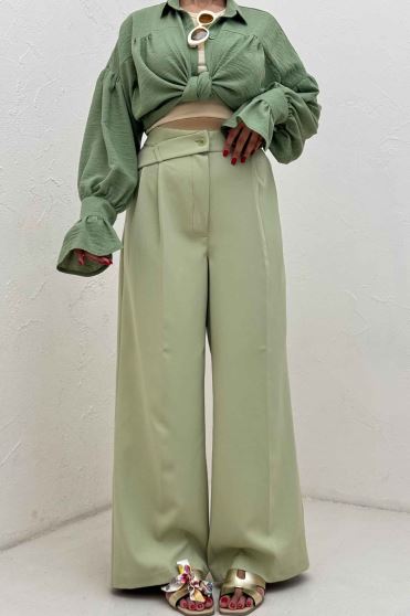 شلوار مازراتی پشت کش کمر پلدار