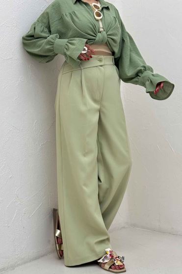 شلوار مازراتی پشت کش کمر پلدار