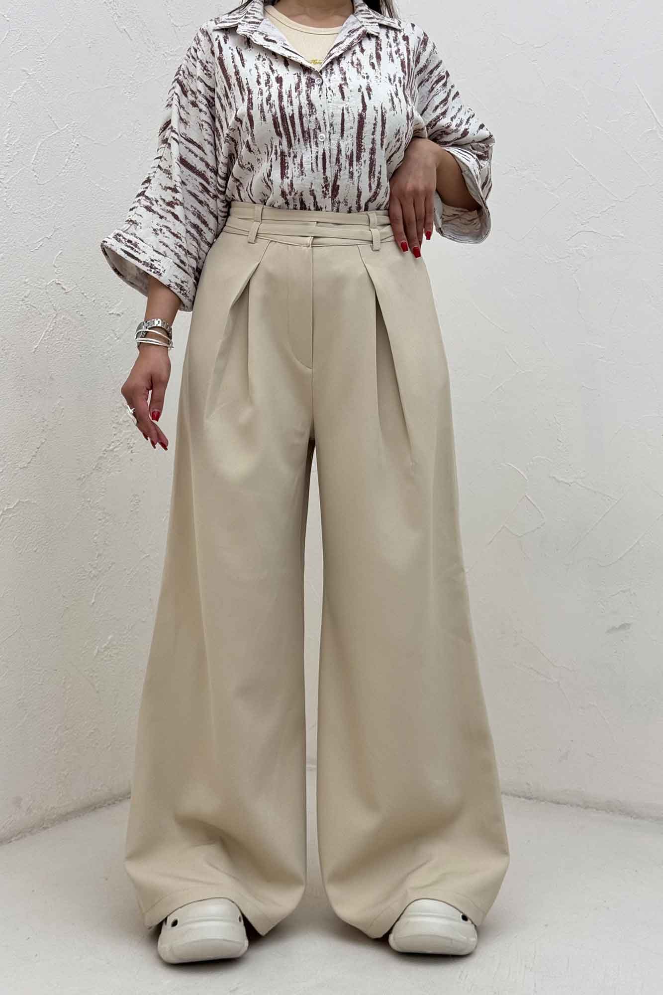 شلوار مازراتی کمردو بندی