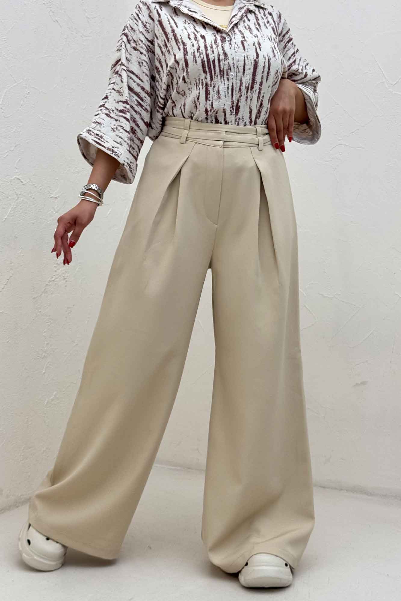 شلوار مازراتی کمردو بندی