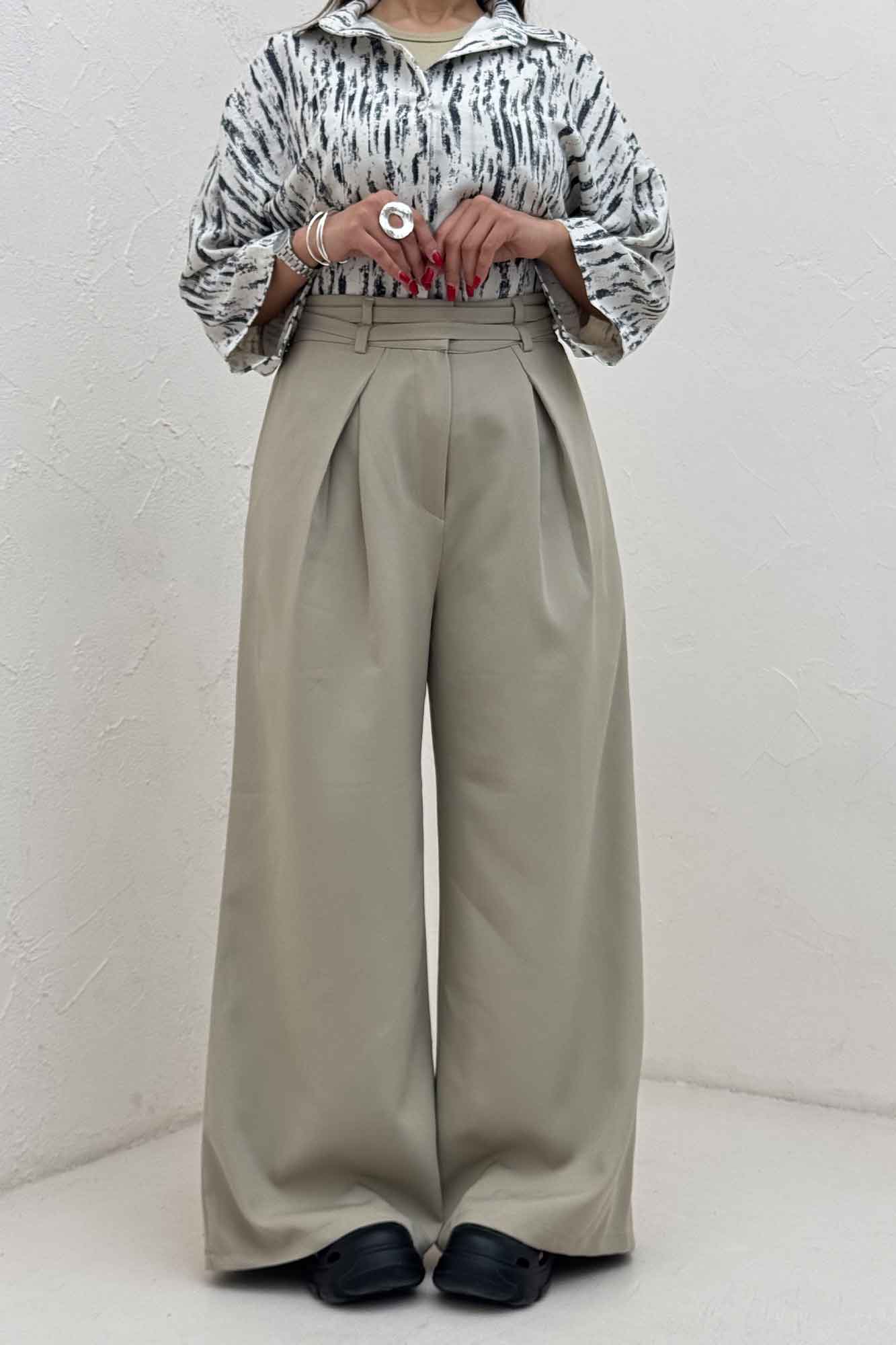 شلوار مازراتی کمردو بندی