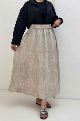 دامن کمربنددار جردن پرینت