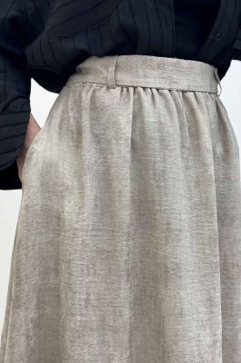 دامن کمربنددار جردن پرینت