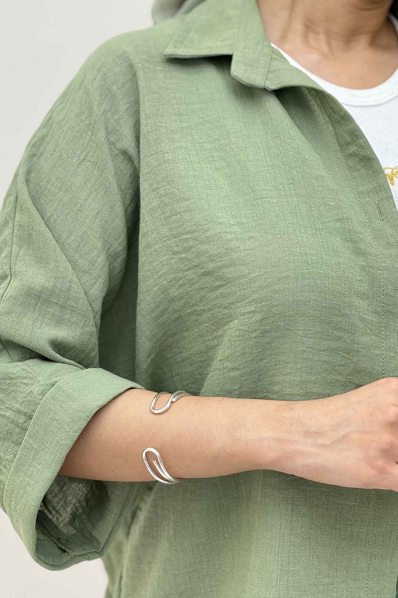 شومیز کیمونو لینن کتان 