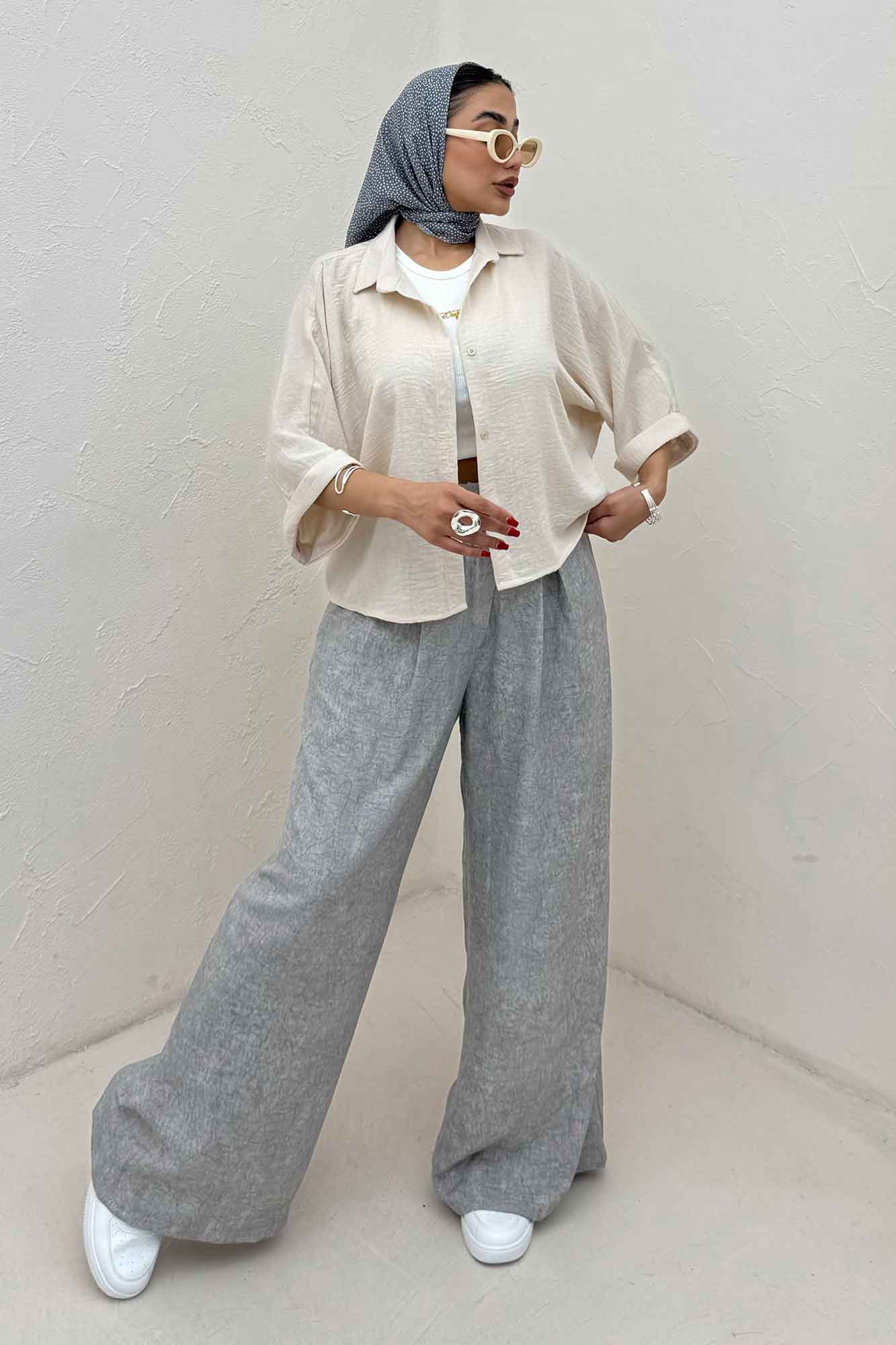 شومیز کیمونو لینن کتان 