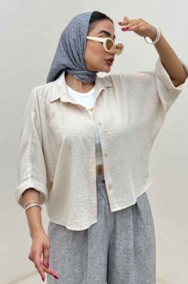 شومیز کیمونو لینن کتان 