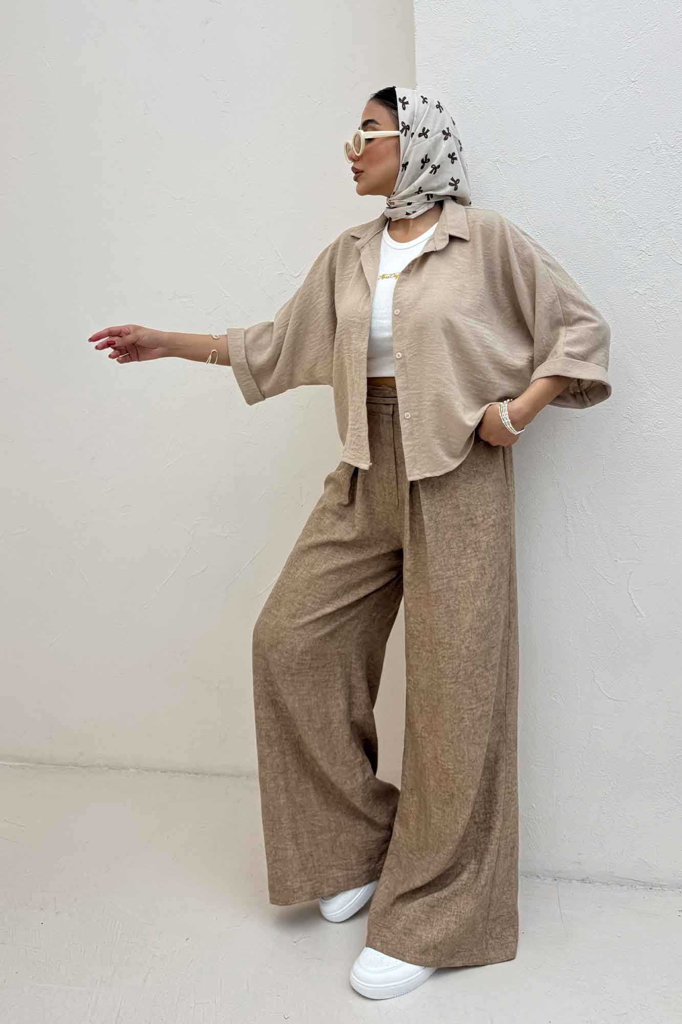 شومیز کیمونو لینن کتان 