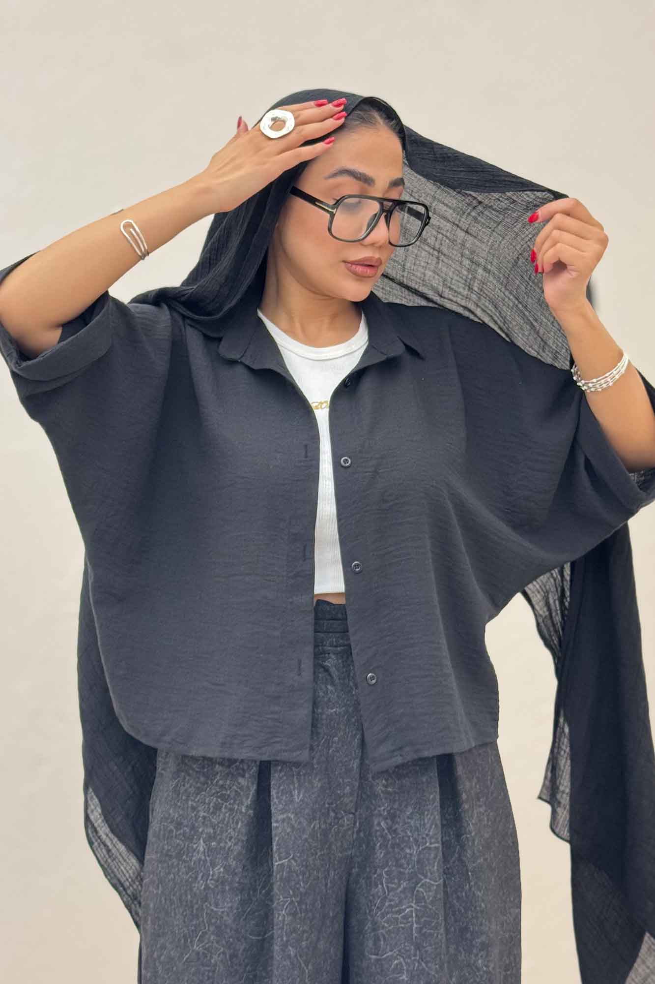 شومیز کیمونو لینن کتان 