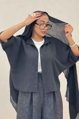 شومیز کیمونو لینن کتان 