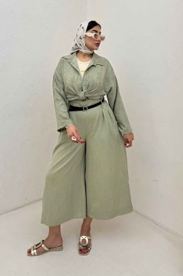 شومیز پرینتی گره ای آستین پاگن کد 1