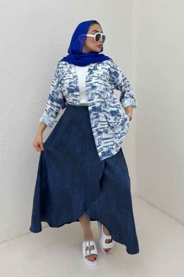 مانتو لینن اسلپ تک جیب پاگن کد 3