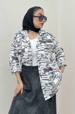 مانتو لینن اسلپ تک جیب پاگن کد 3