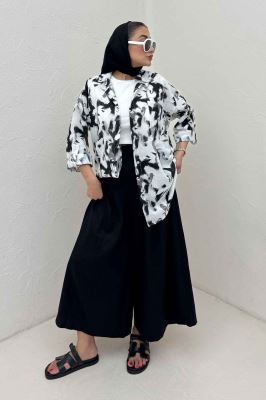 مانتو لینن اسلپ تک جیب پاگن کد 4