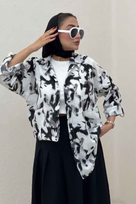 مانتو لینن اسلپ تک جیب پاگن کد 4