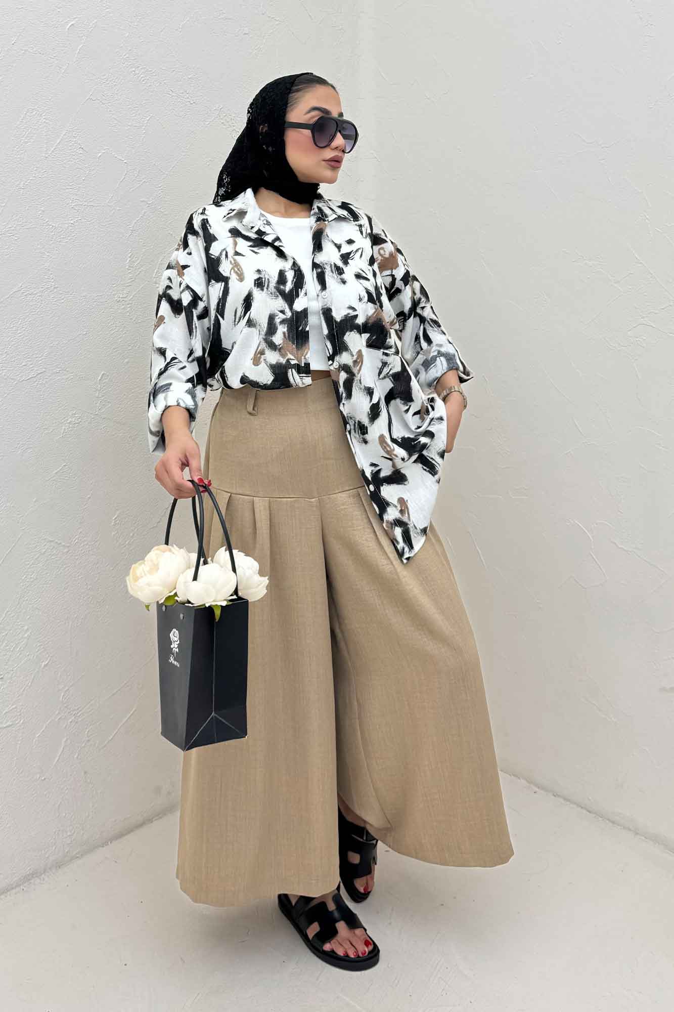 مانتو لینن اسلپ تک جیب پاگن کد 4