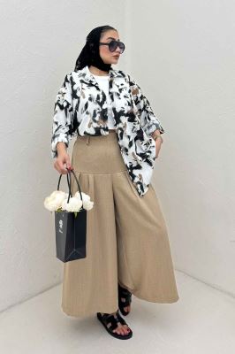 مانتو لینن اسلپ تک جیب پاگن کد 4