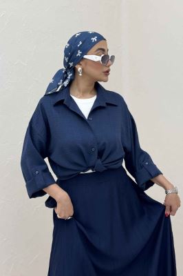 شومیز گره ای شانتون پاگن دار