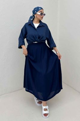 شومیز گره ای شانتون پاگن دار