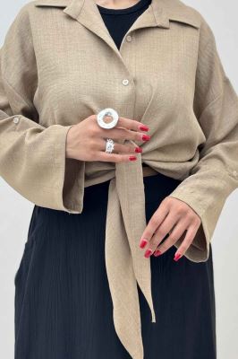 شومیز گره ای شانتون پاگن دار