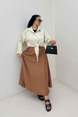 شومیز گره ای شانتون پاگن دار