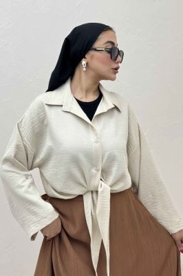 شومیز گره ای شانتون پاگن دار