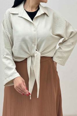 شومیز گره ای شانتون پاگن دار