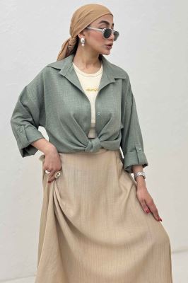 شومیز گره ای شانتون پاگن دار