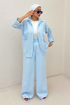 شومیز مانتویی لینن زارا دو جیب 