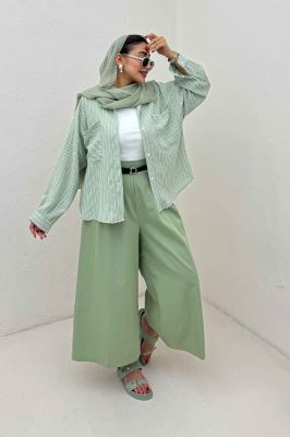 شومیز مانتویی لینن زارا تک پیله