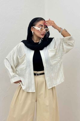 شومیز مانتویی لینن زارا تک پیله