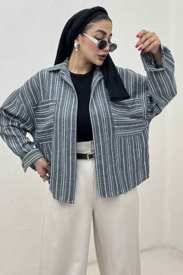 شومیز مانتویی لینن زارا تک پیله