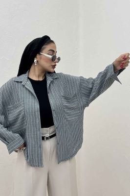 شومیز مانتویی لینن زارا تک پیله