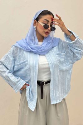 شومیز مانتویی لینن زارا تک پیله