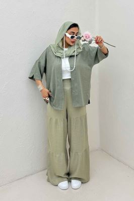 شومیز آستین کوتاه شانتون