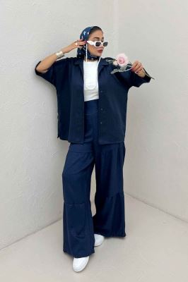 شومیز آستین کوتاه شانتون