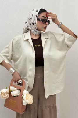 شومیز آستین کوتاه شانتون