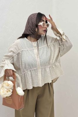 شومیز عروسکی چین دار تیکا