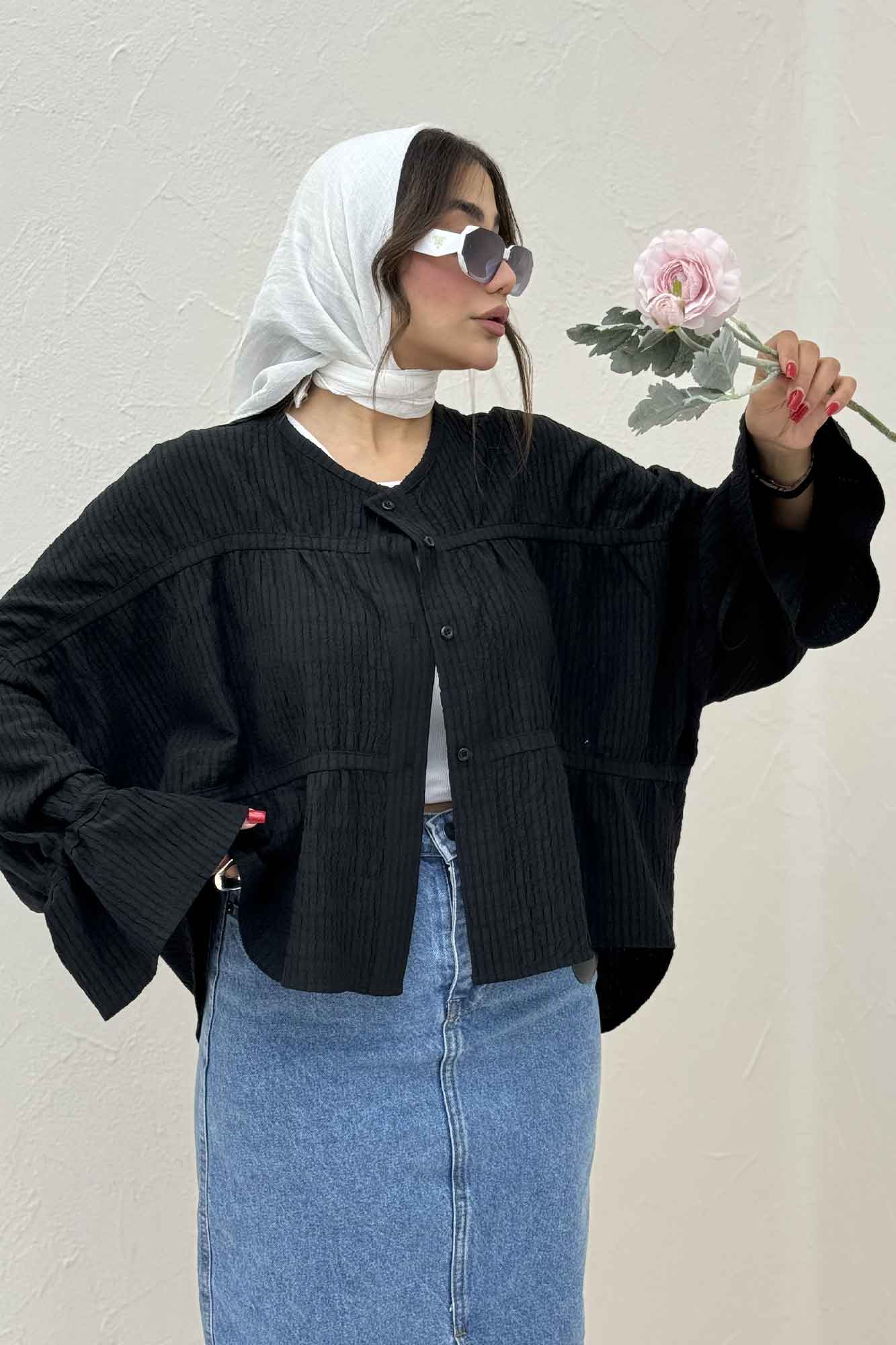 شومیز عروسکی چین دار تیکا