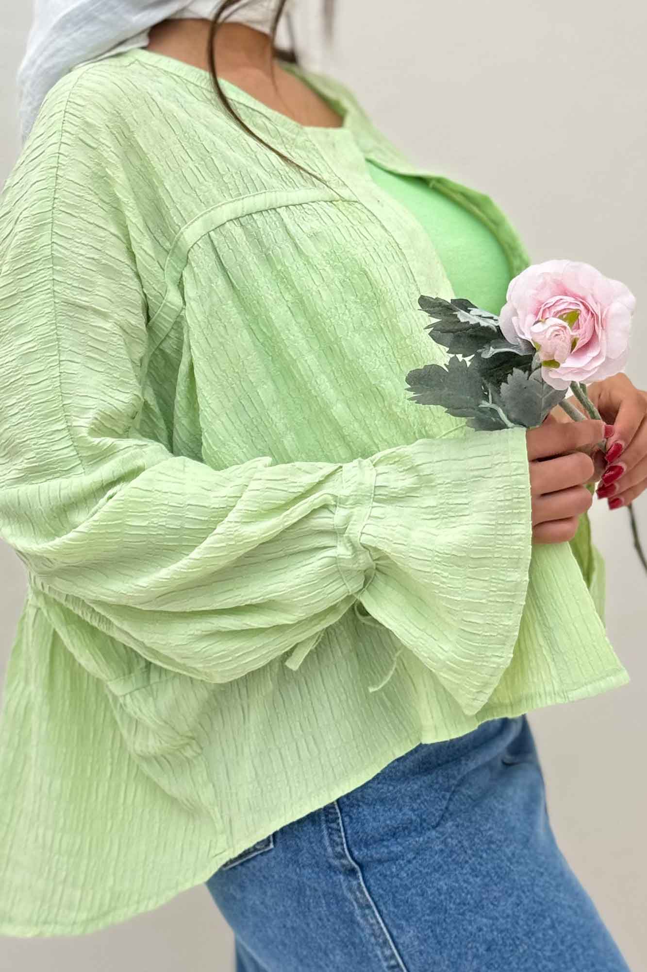 شومیز عروسکی چین دار تیکا