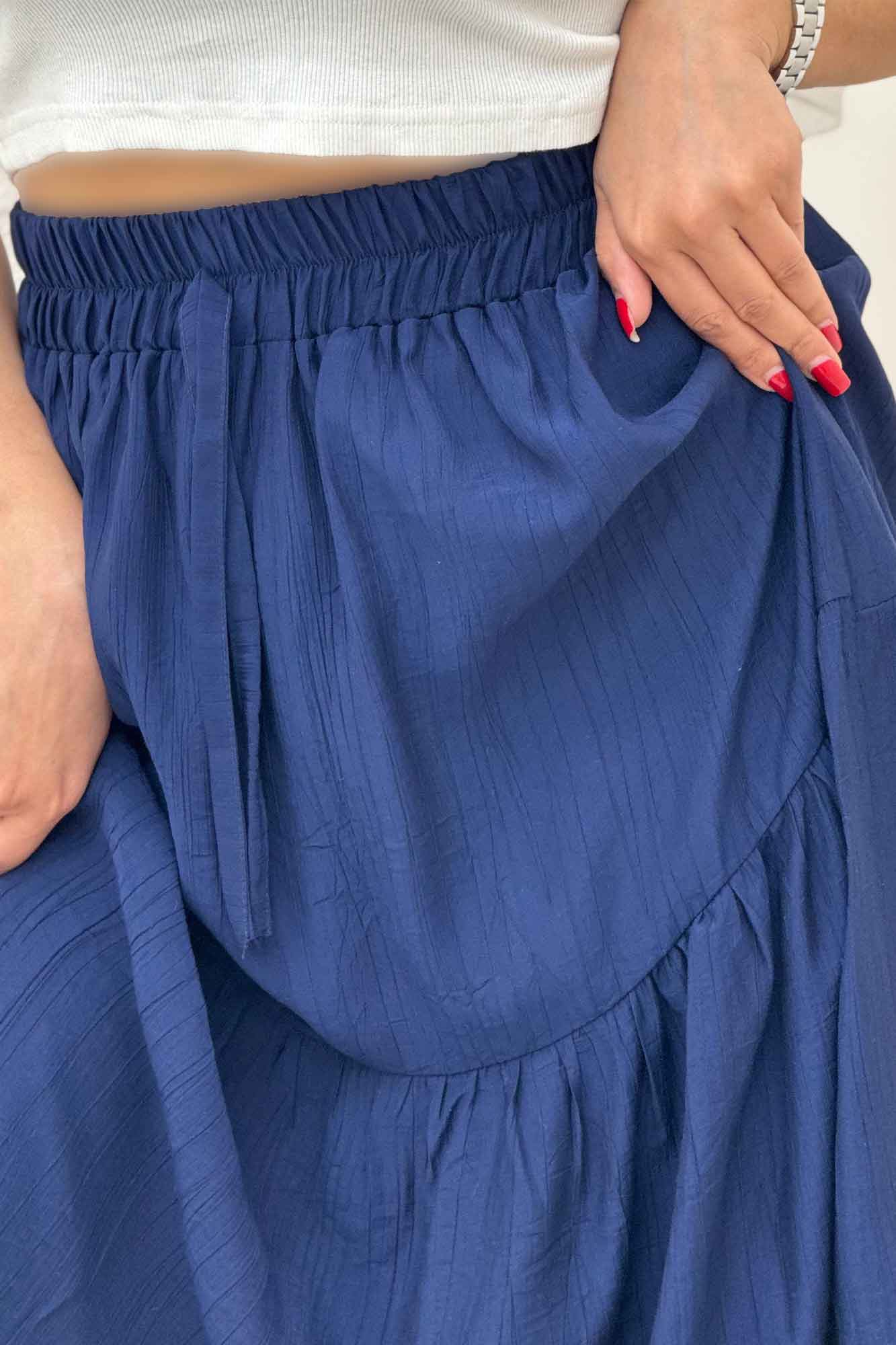 ست شومیز و دامن کریشه ناژین