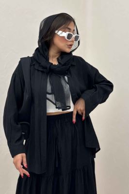 ست شومیز و دامن کریشه ناژین