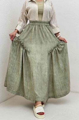 دامن بلند جردن پرینت سروناز