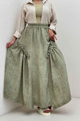 دامن بلند جردن پرینت سروناز