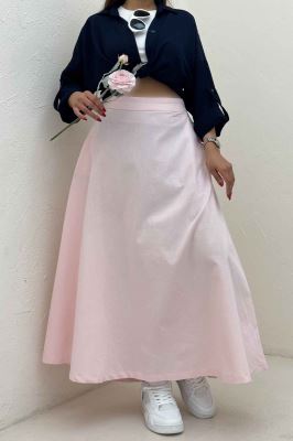 دامن لینن بلند مینیمال