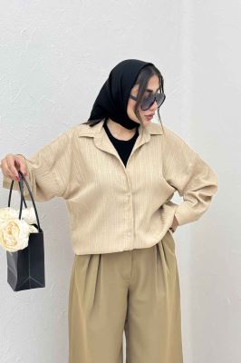 مانتو کریشه پایین گت دار