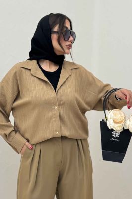 مانتو کریشه پایین گت دار