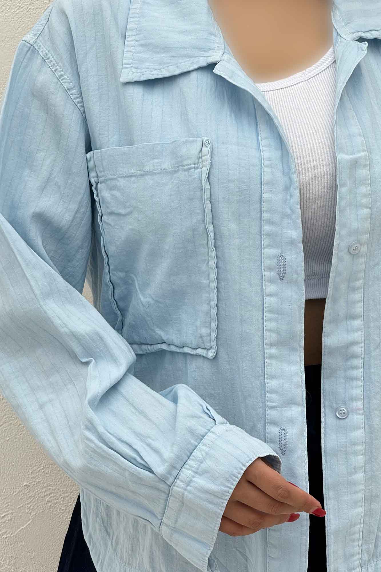 مانتو راه راه پایین هلال  TR