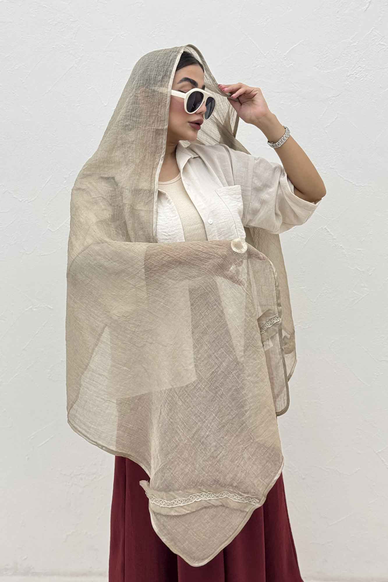 شال آنجل ساده دورگان