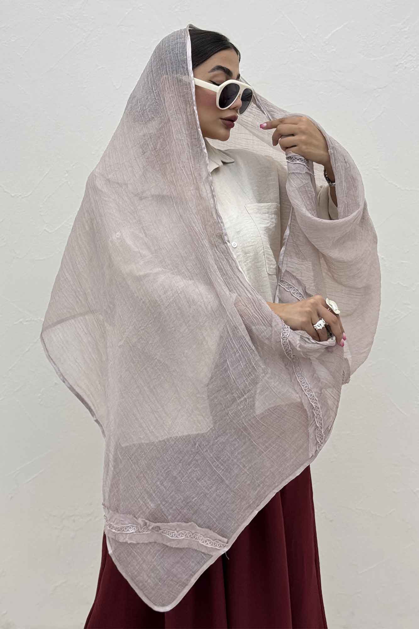 شال آنجل ساده دورگان