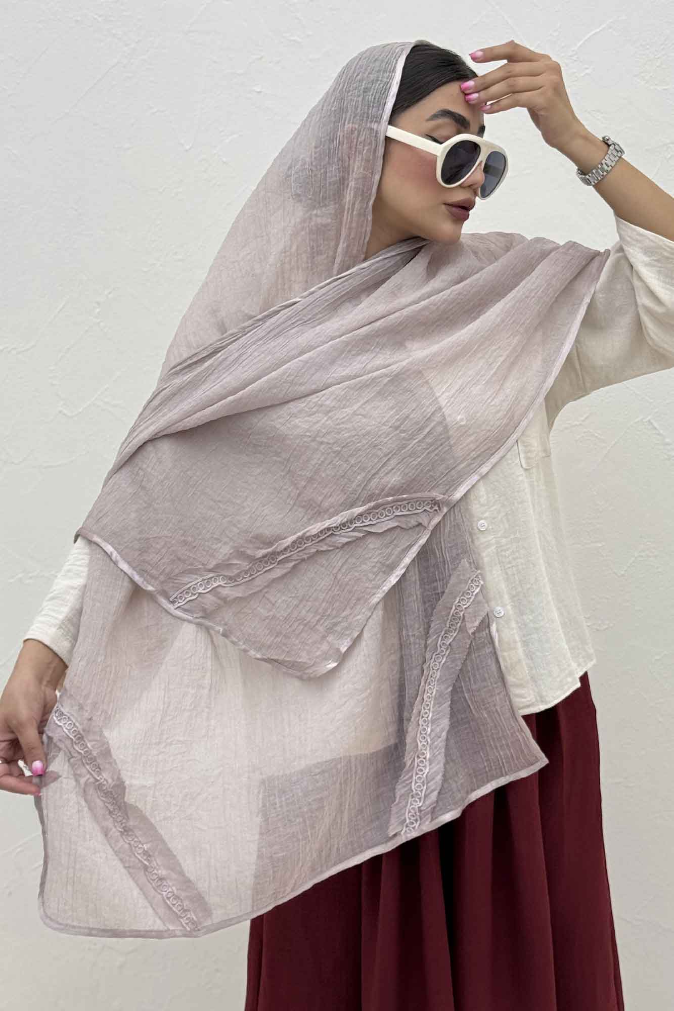 شال آنجل ساده دورگان